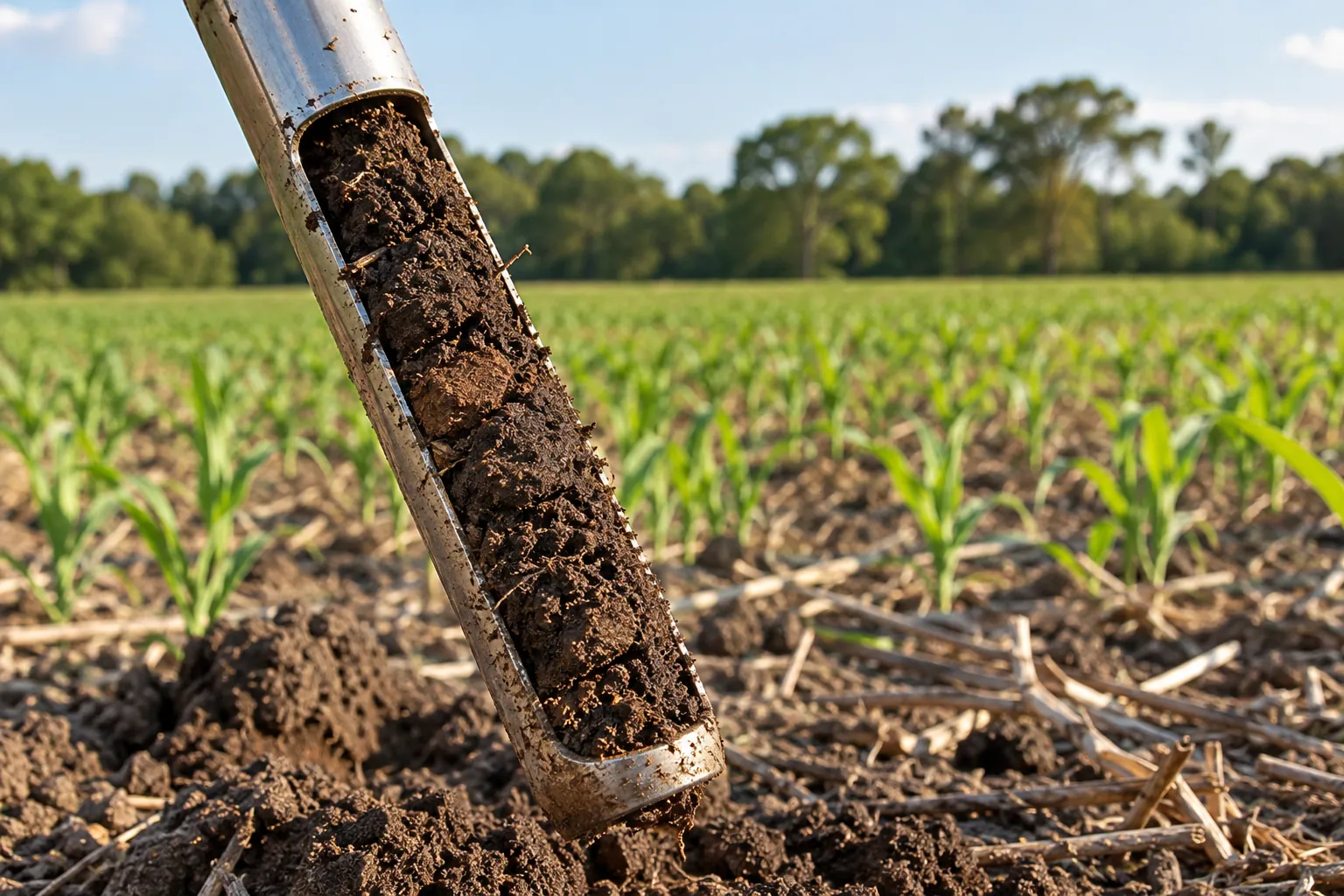 Agronomic soil diagnostics and core probe preview thumbnail.